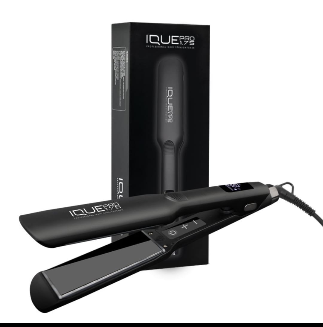 iQUE 1.25” Nano Titanium Hair Straightener & Curler 2-in-1 – Fast Heat-Up Flat Iron