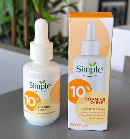 Simple Booster Serum 10% Vitamins C + E +F UK PRODUCT ORIGINAL