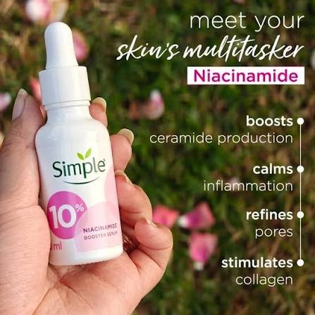 Simple 10% Niacinamide Vitamin B3 Booster Serum 30ml Uk