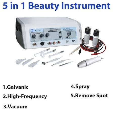 5 in 1 Galvanic Machine Spot Remvoal High Frequency Galvanic Facial Machine - Image 2